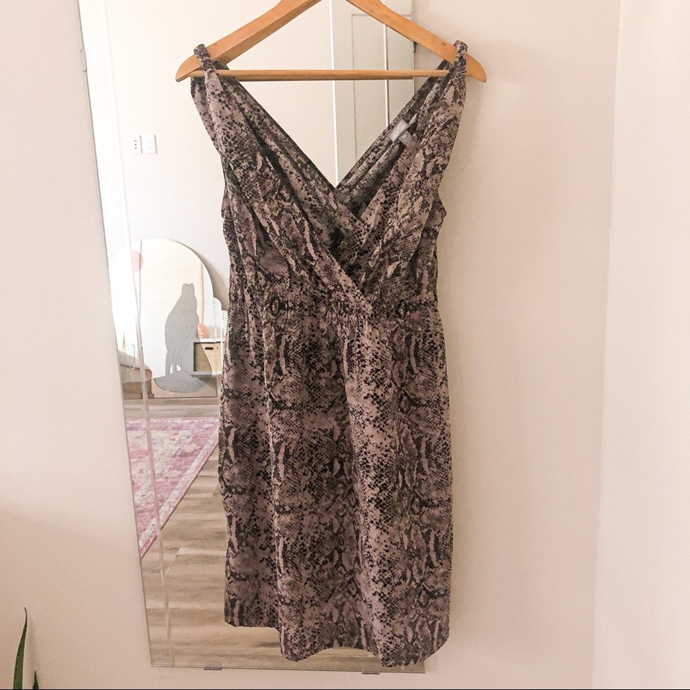 CONVERSE SNAKE PRINT BABYDOLL TANK DRESS - Picture 5 of 7